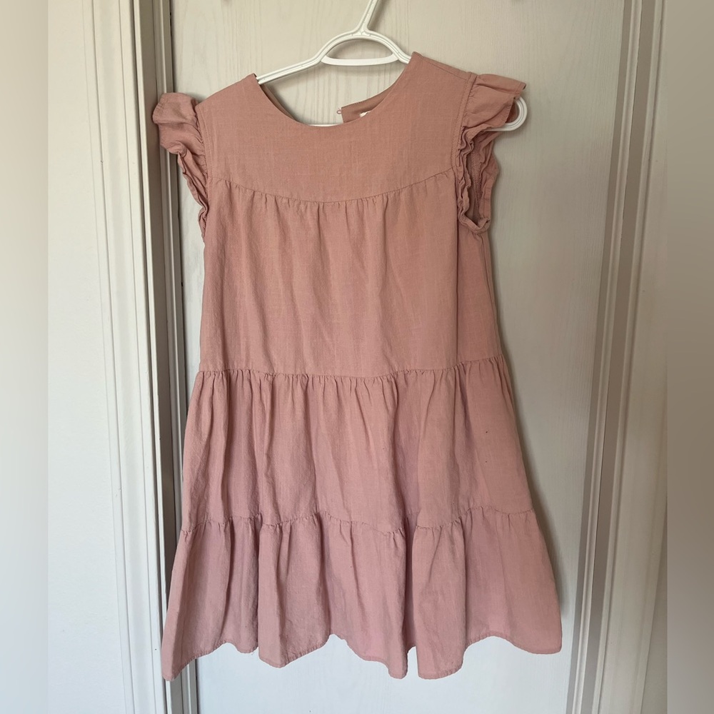 Pink baby doll dress